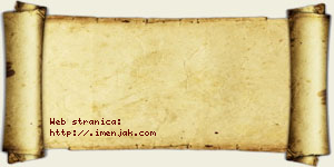 Nina Jačović vizit kartica